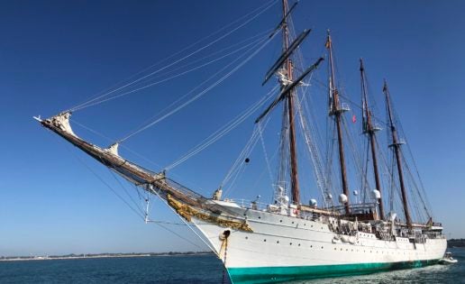 El buque Elcano llega a Cádiz este domingo donde podrá ser visitado