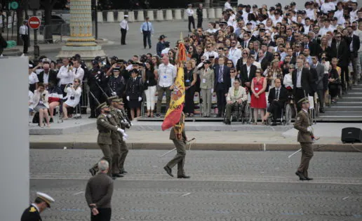 Francia, 14 de Julio: el desfile militar español en París