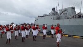 La fragata Méndez Núñez, en Oceanía: llega a Fiyi, luego a Tahití