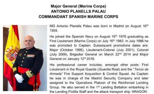 El comandante general de la Infantería de Marina, nuevo jefe de la Operación Atalanta