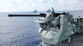 La Armada despliega por primera vez torres de tiro operadas remotamente