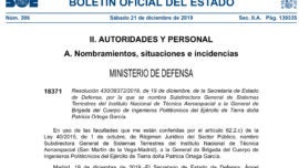 Defensa nombra a la general Ortega para un cargo de subdirectora general en el INTA