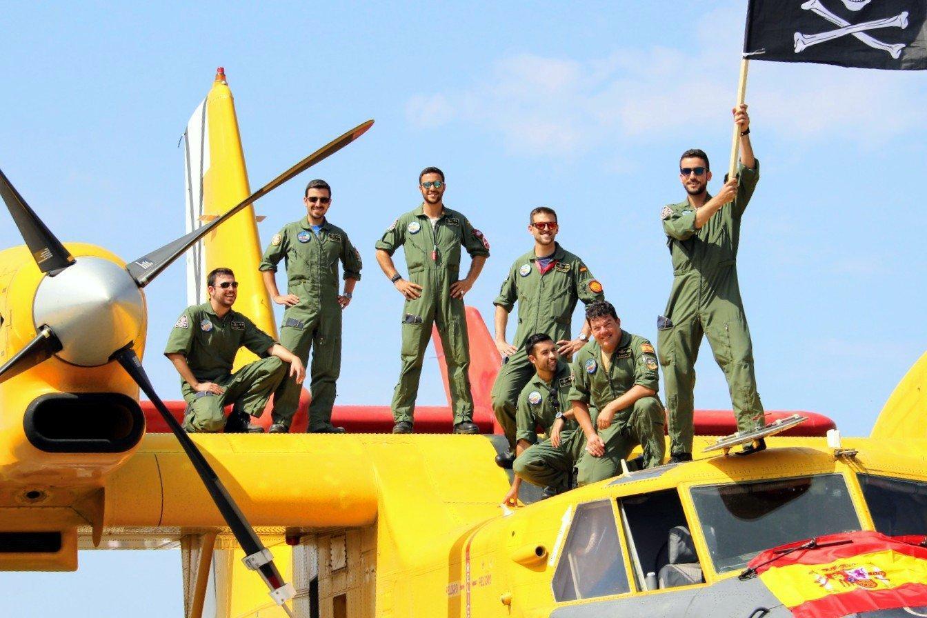 Los “corsarios” del Ejército del Aire, listos para la lucha contra los incendios