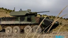 La torre de Escribano para el vehículo 8×8 del Ejército supera pruebas en Chinchilla