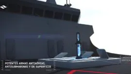Navantia recrea en un vídeo algunas capacidades de la nueva fragata F-110