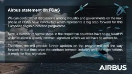 FCAS: acuerdo entre compañías y gobiernos para la “rápida firma del contrato”