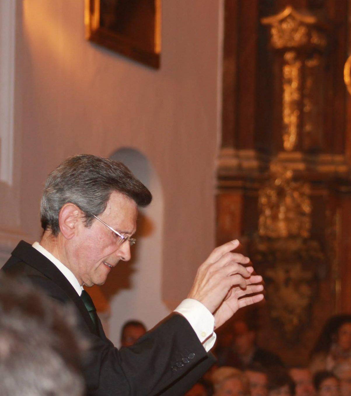 Juan Ortega a la hora de encerrar procesiones