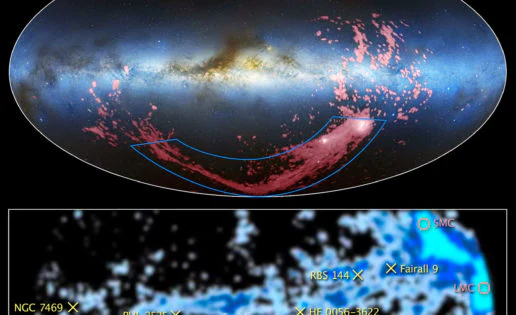 El Hubble halla el origen de la Corriente de Magallanes