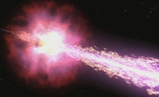 Monstruoso estallido de rayos gamma en nuestra vecindad cósmica