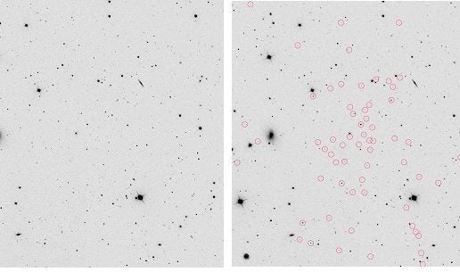 La galaxia «fantasma» que no fabrica estrellas