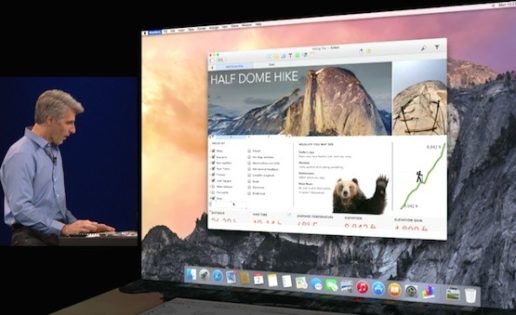 Apple anuncia Yosemite, un «puente» entre dispositivos