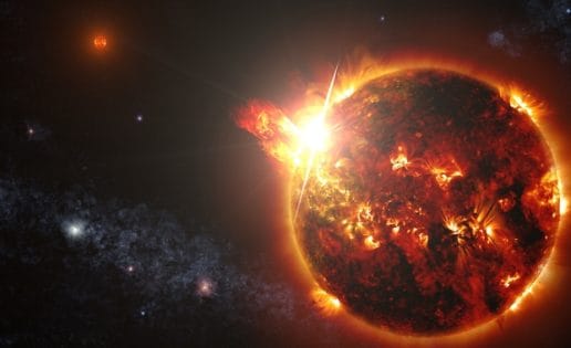 Una «superllamarada» 100.000 veces más intensa que las del Sol