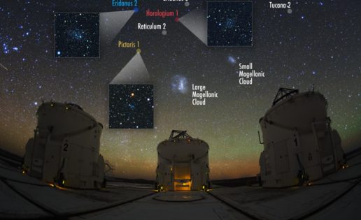 Hallan un grupo de galaxias satélite de la Vía Láctea hechas de materia oscura