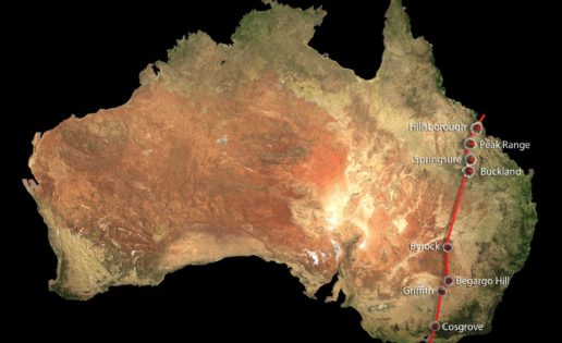 Hallan en Australia la mayor cadena volcánica continental del mundo
