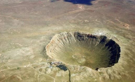 Meteorito de Barringer: a más de tres mil grados en billonésimas de segundo