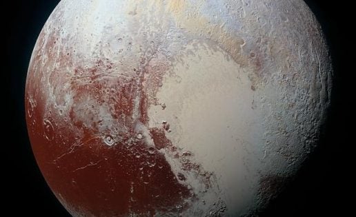 La «New Horizons» revela un mosaico de colores en la superficie de Plutón