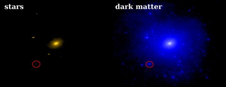 Una pequeña galaxia guarda el secreto de la materia oscura