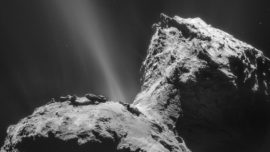 El componente básico del ARN pudo surgir en los cometas