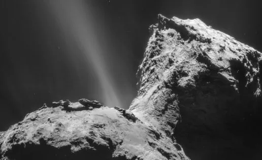 El componente básico del ARN pudo surgir en los cometas