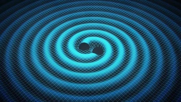 ¿Un fogonazo de luz junto a las ondas gravitacionales?