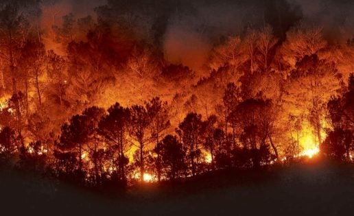 La tormenta de fuego que arrasó la décima parte de la Tierra