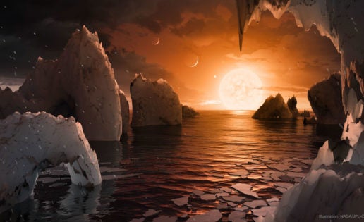 Los planetas de TRAPPIST-1 tienen 250 veces más agua que la Tierra