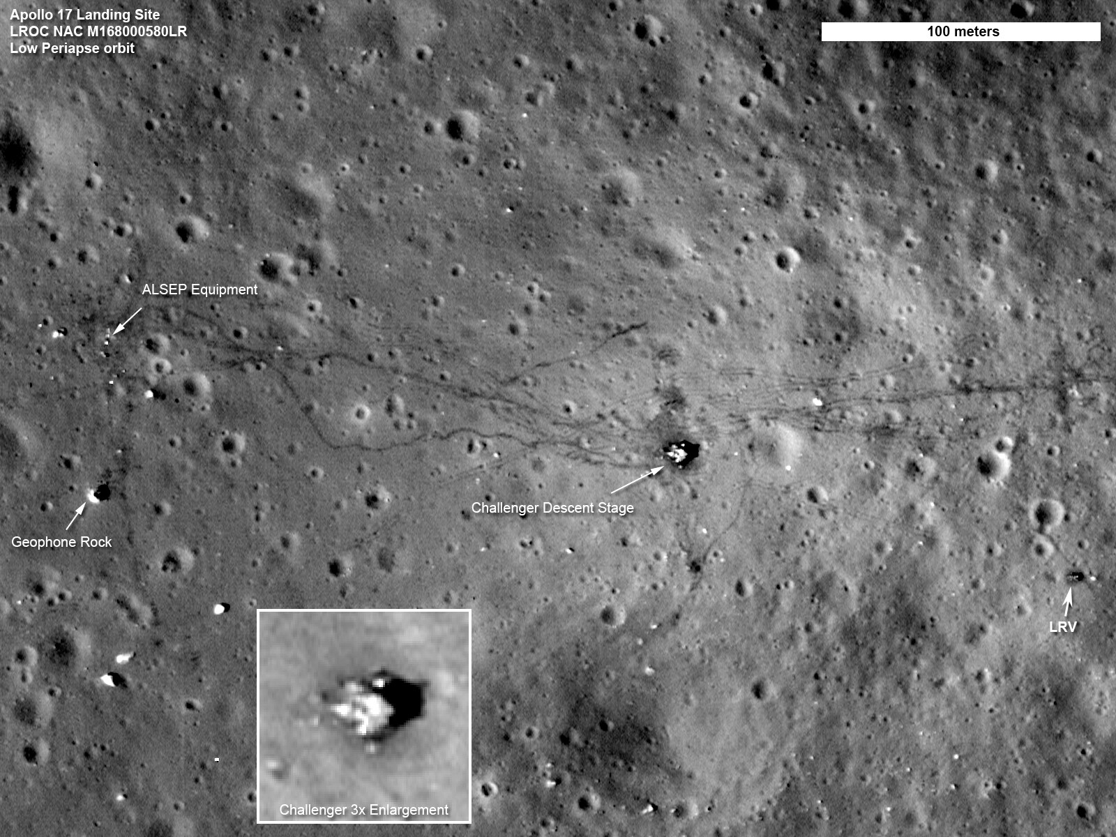 Resuelto el último «misterio lunar» de las misiones Apolo Resuelto el último «misterio lunar» de las misiones Apolo