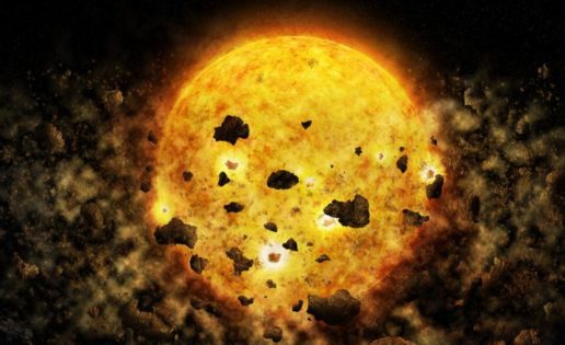 Observan, por primera vez, a una estrella «devorando» planetas