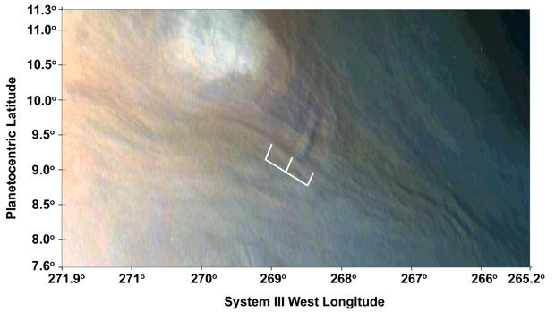 Detectan olas de 10 km de altura en la atmósfera de Júpiter