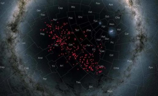 Descubren un enorme «río de estrellas» muy cerca de la Tierra