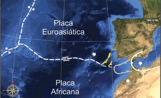 La corteza terrestre podría estar partiéndose frente a las costas de Portugal