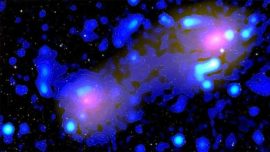 Hallan un misterioso «puente» de ondas de radio entre dos lejanos cúmulos de galaxias