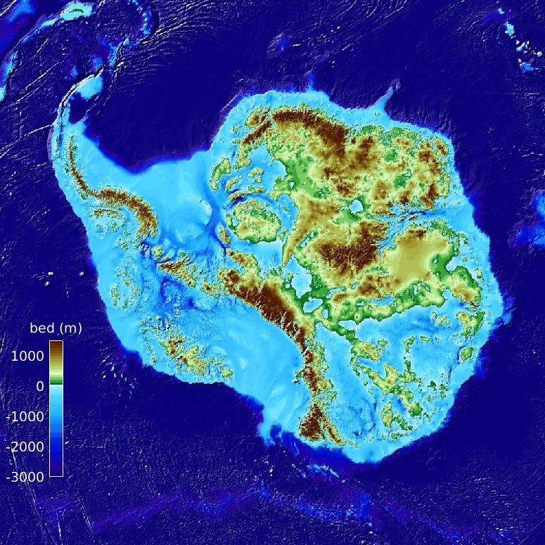 Hallan, bajo el hielo de la Antártida, el cañón más profundo de la Tierra