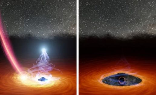 Los astrónomos, perplejos ante la súbita desaparición de la brillante corona de un agujero negro