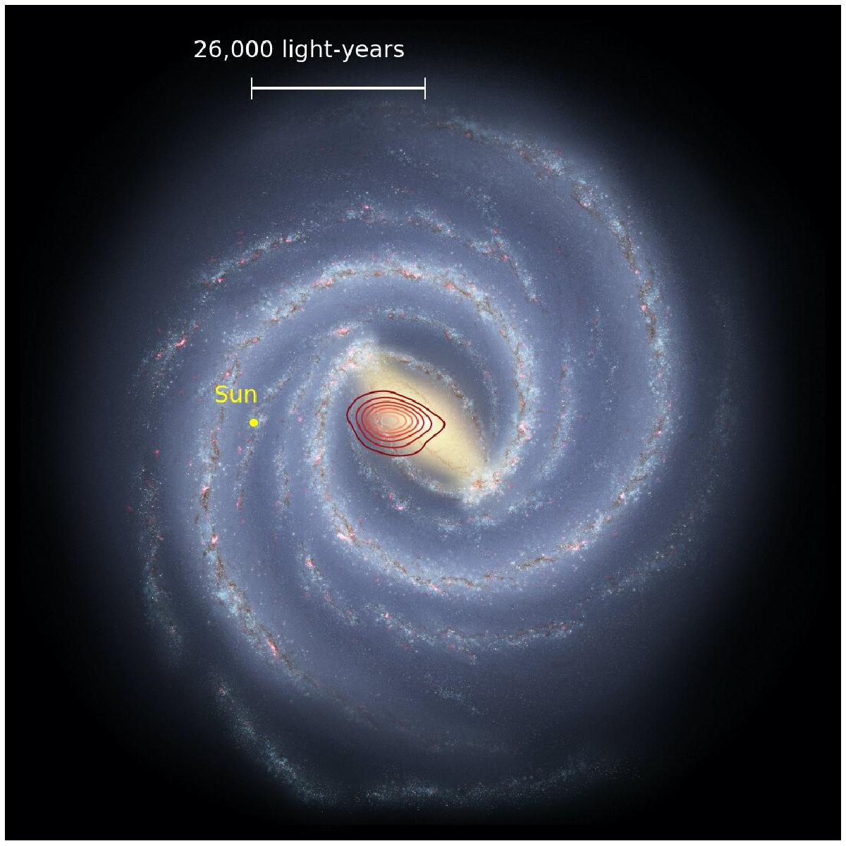 Descubren una gran galaxia oculta dentro de la Vía Láctea