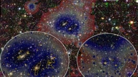 Consiguen la imagen de un enorme fragmento de la «telaraña cósmica»