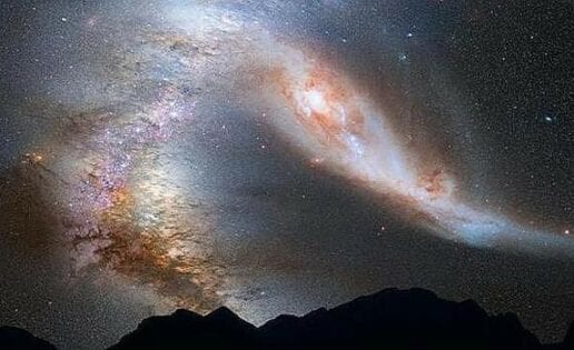 Andrómeda y la Vía Láctea chocarán antes de lo que se pensaba