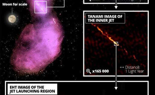 Nueva foto histórica de un agujero negro: así emite la galaxia Centaurus A su gigantesco chorro de energía