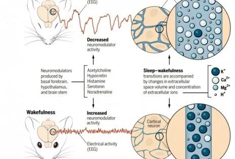 La cantidad de sales en el cerebro regula el sueño