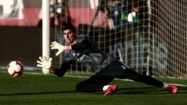 Courtois está enfermo y el sábado es titular Areola