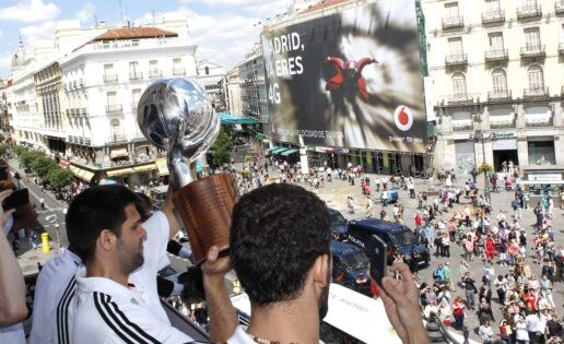 La celebración del Real Madrid: gafas de sol, codazos y manifestaciones