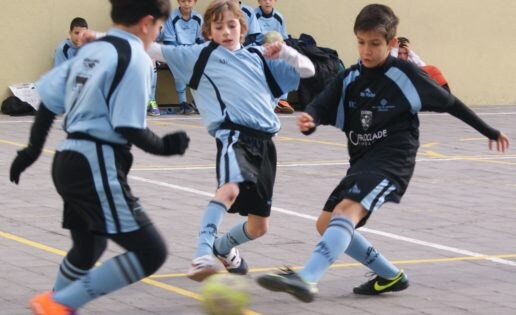 Fútbol sala: benjamín, alevín e infantil masculino a una jornada para el cambio de fase