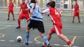 Inmaculada Concepción (futsal) y Claret (baloncesto) consiguen la victoria