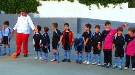 Los prebenjamines del Antamira ganaron sin dificultad