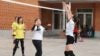 Las mejores imágenes del partido de voleibol infantil femenino entre Nuestra Señora del Carmen y Decroly