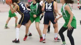 Las mejores imágenes del partido de baloncesto infantil femenino entre San Juan Evangelista y BVM Irlandesas