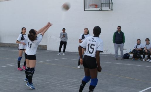 Las mejores imágenes del partido de voleibol juvenil femenino entre Raimundo Lulio y San Patricio Soto