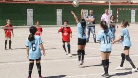 Las medallas de oro en minivóley van para Amor de Dios y San Eulogio