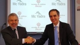 Escuelas católicas de Madrid y McYadra amplían tres cursos más a su acuerdo