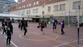 Amor de Dios A y Obispo Perelló Rojo, igualadísimos en el grupo 2 de voley alevín mixto